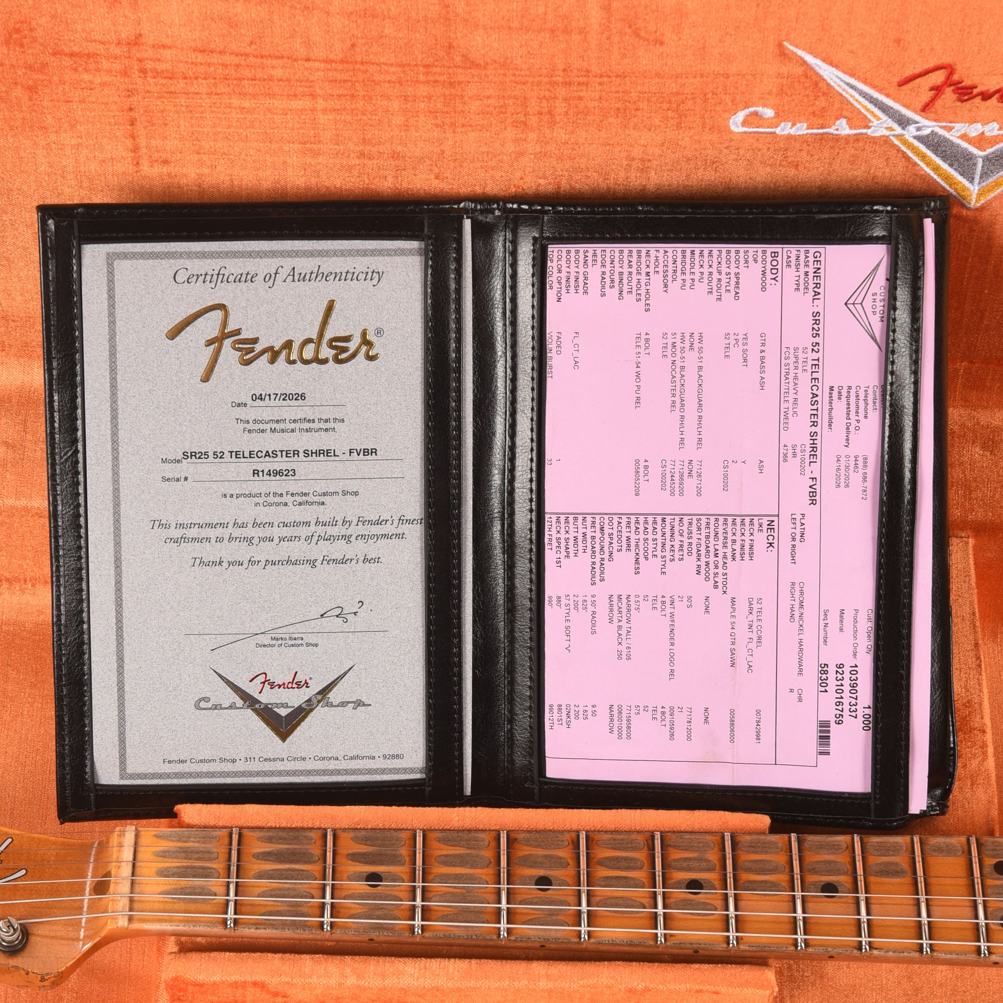 Fender Custom Shop 1952 Telecaster Faded Violin Burst Super Heavy Relic w/Hand-Wound '50/'51 Blackguard Pickups Electric Guitars