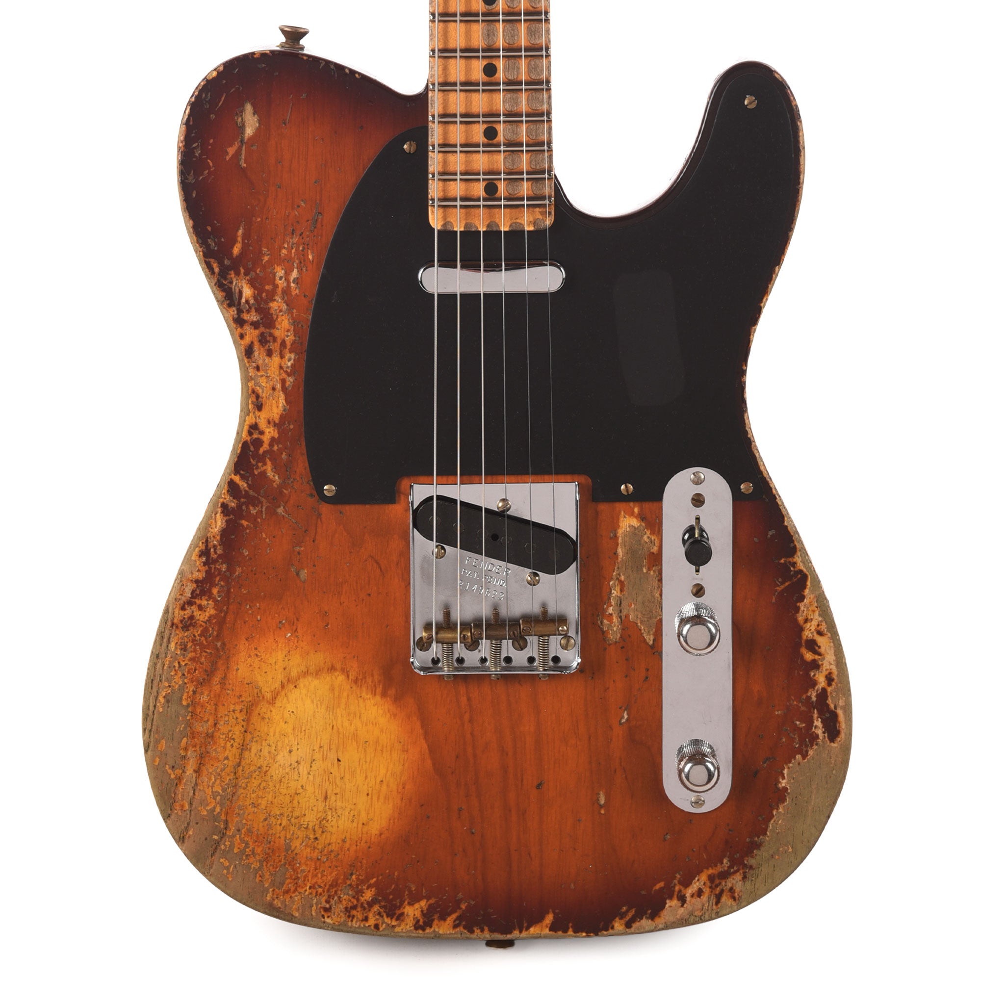 Fender Custom Shop 1952 Telecaster Faded Violin Burst Super Heavy Relic w/Hand-Wound '50/'51 Blackguard Pickups Electric Guitars