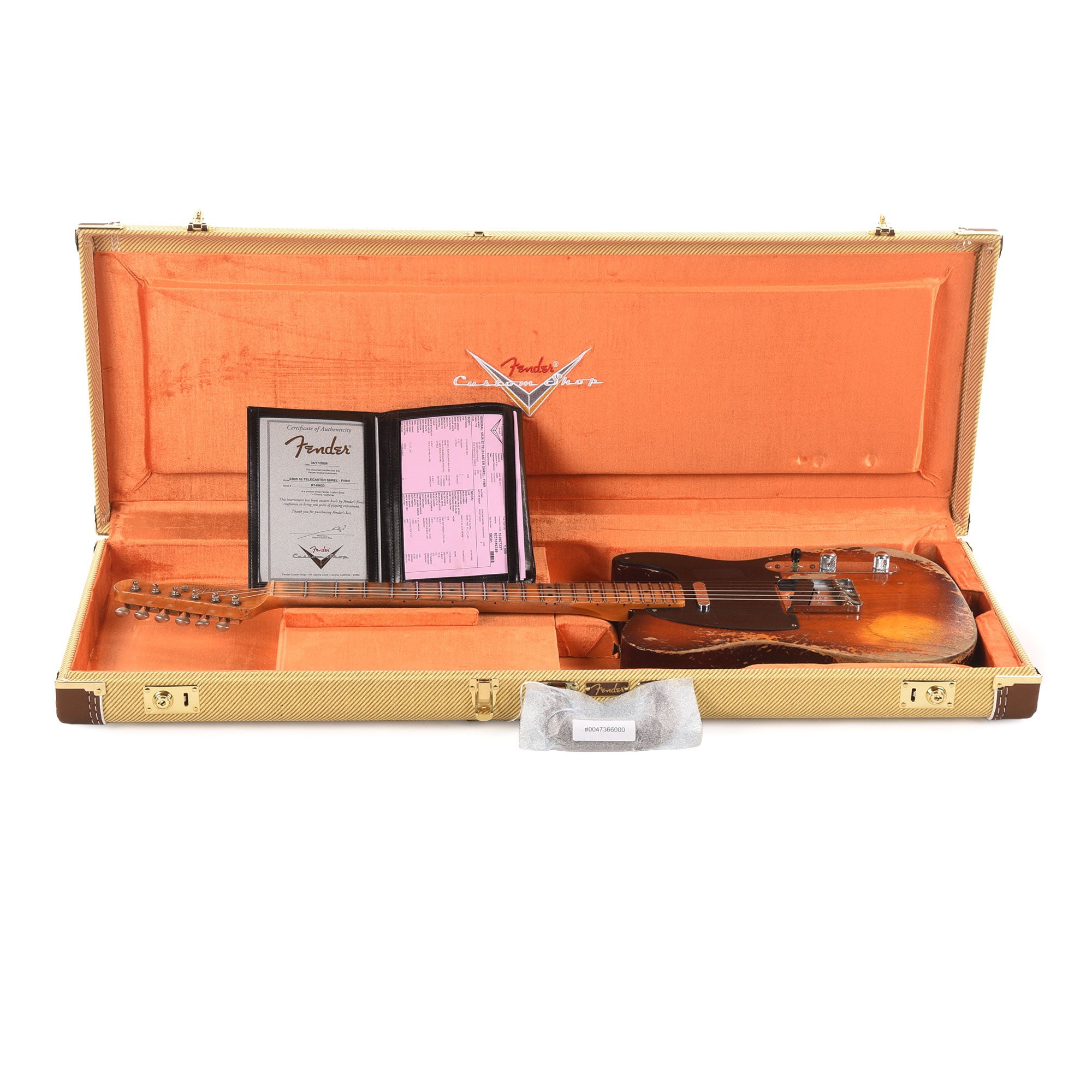 Fender Custom Shop 1952 Telecaster Faded Violin Burst Super Heavy Relic w/Hand-Wound '50/'51 Blackguard Pickups Electric Guitars