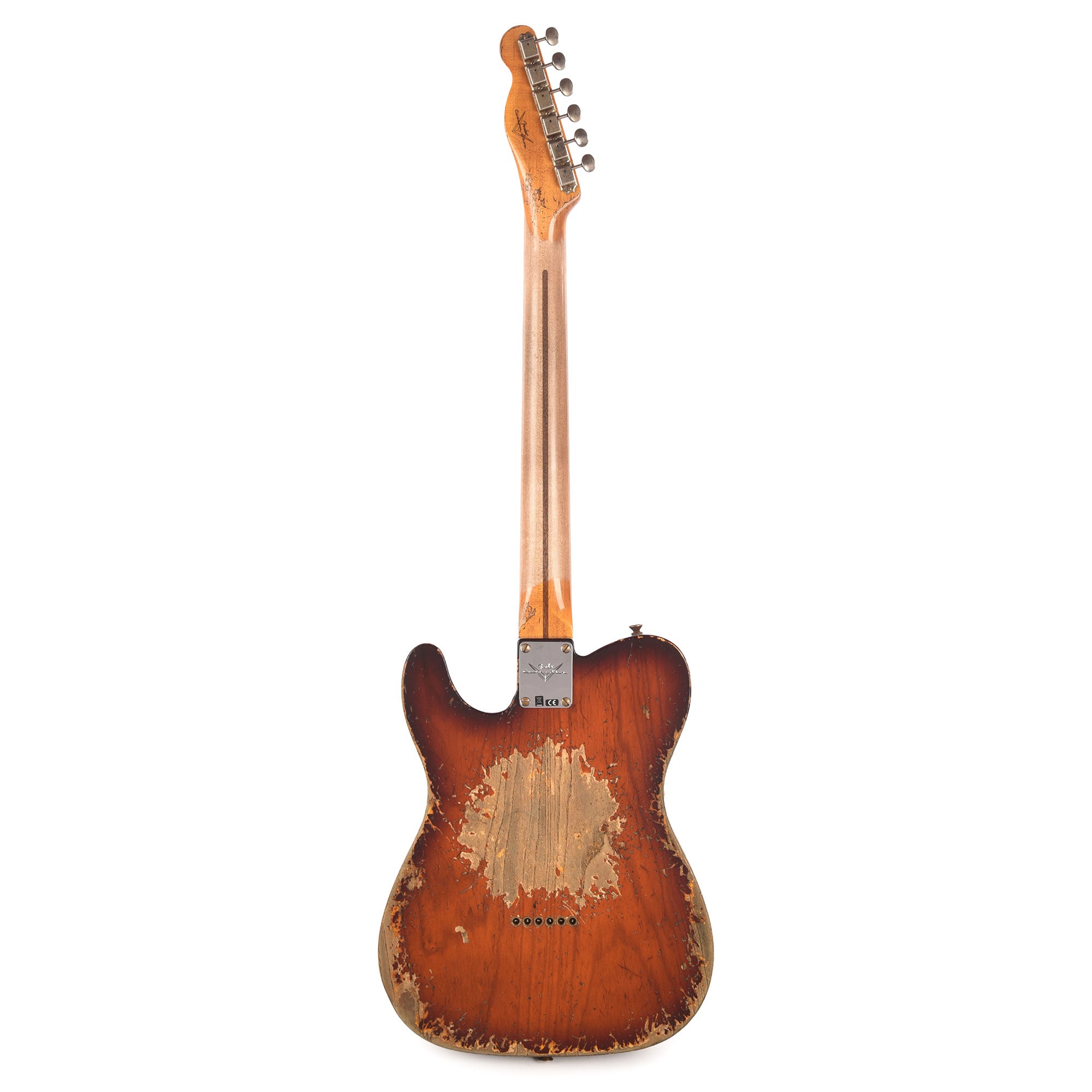 Fender Custom Shop 1952 Telecaster Faded Violin Burst Super Heavy Relic w/Hand-Wound '50/'51 Blackguard Pickups Electric Guitars