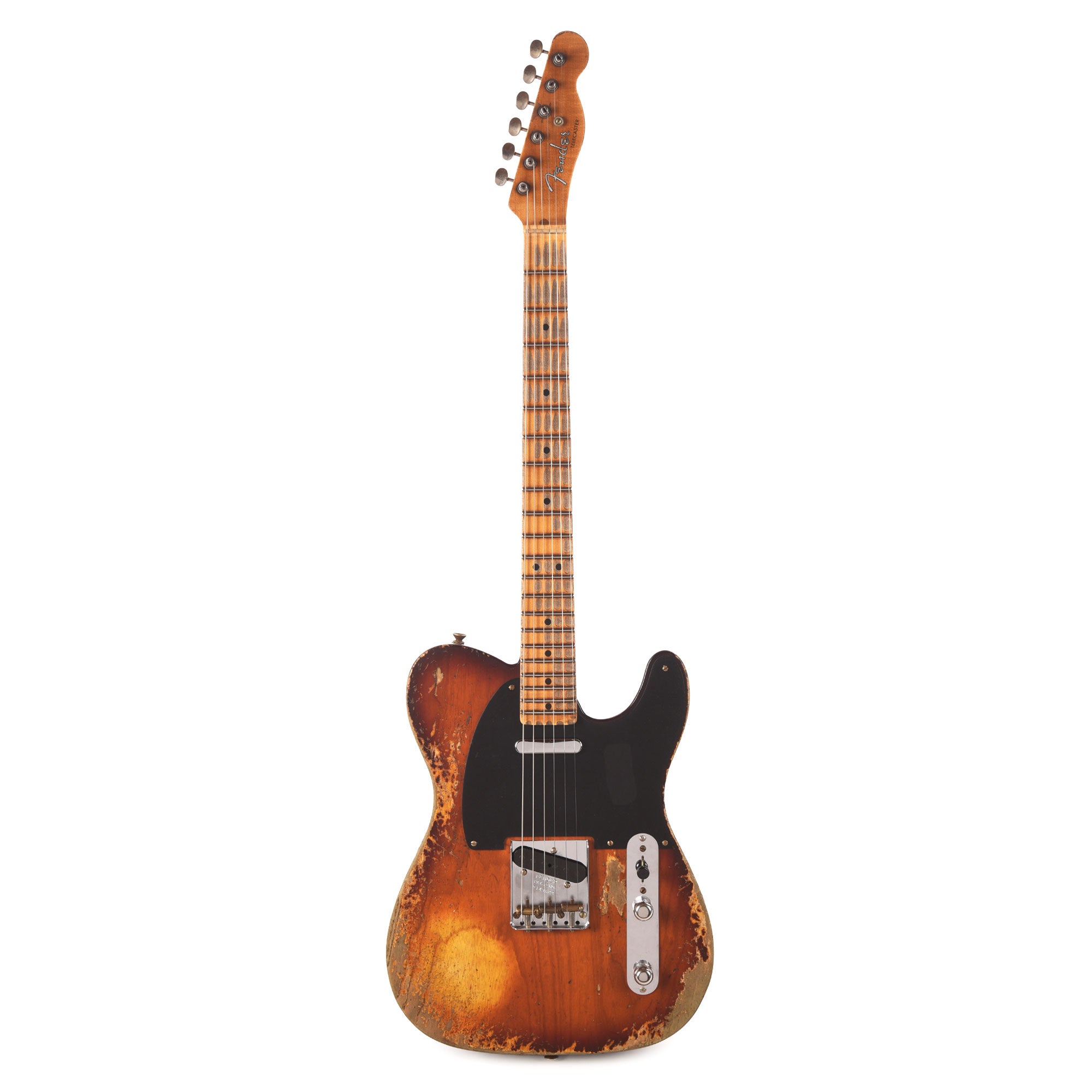 Fender Custom Shop 1952 Telecaster Faded Violin Burst Super Heavy Relic w/Hand-Wound '50/'51 Blackguard Pickups Electric Guitars