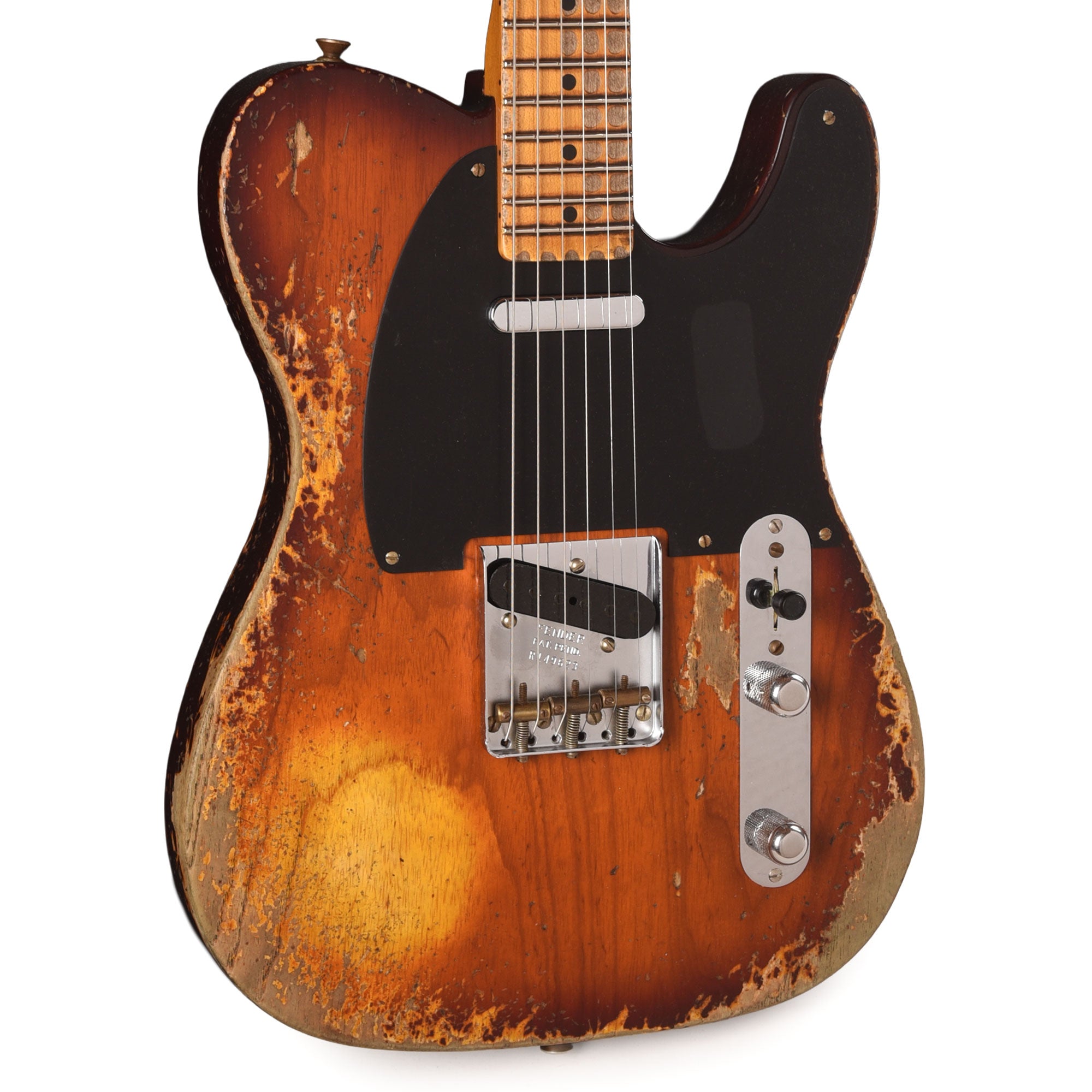 Fender Custom Shop 1952 Telecaster Faded Violin Burst Super Heavy Relic w/Hand-Wound '50/'51 Blackguard Pickups Electric Guitars