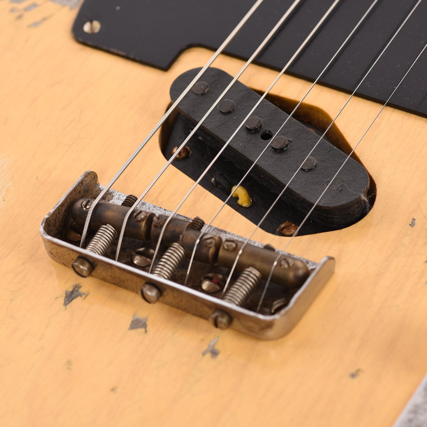 Fender Custom Shop 1952 Telecaster Heavy Relic Faded Aged Nocaster Blonde Master Built by Austin MacNutt Electric Guitars
