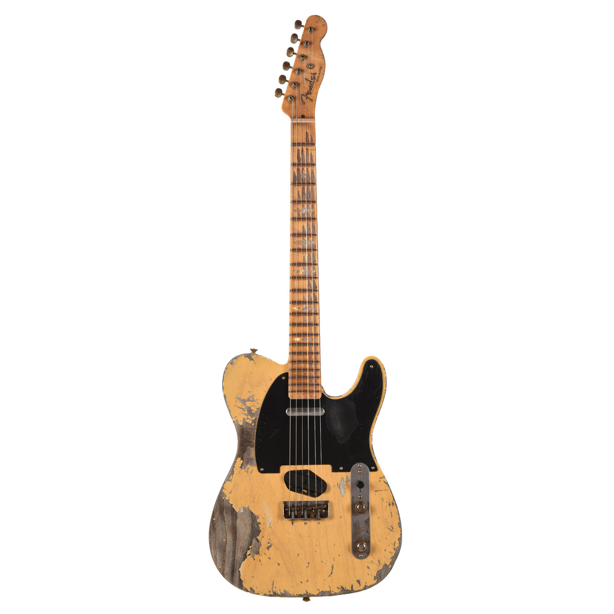 Fender Custom Shop 1952 Telecaster Heavy Relic Faded Aged Nocaster Blonde Master Built by Austin MacNutt Electric Guitars