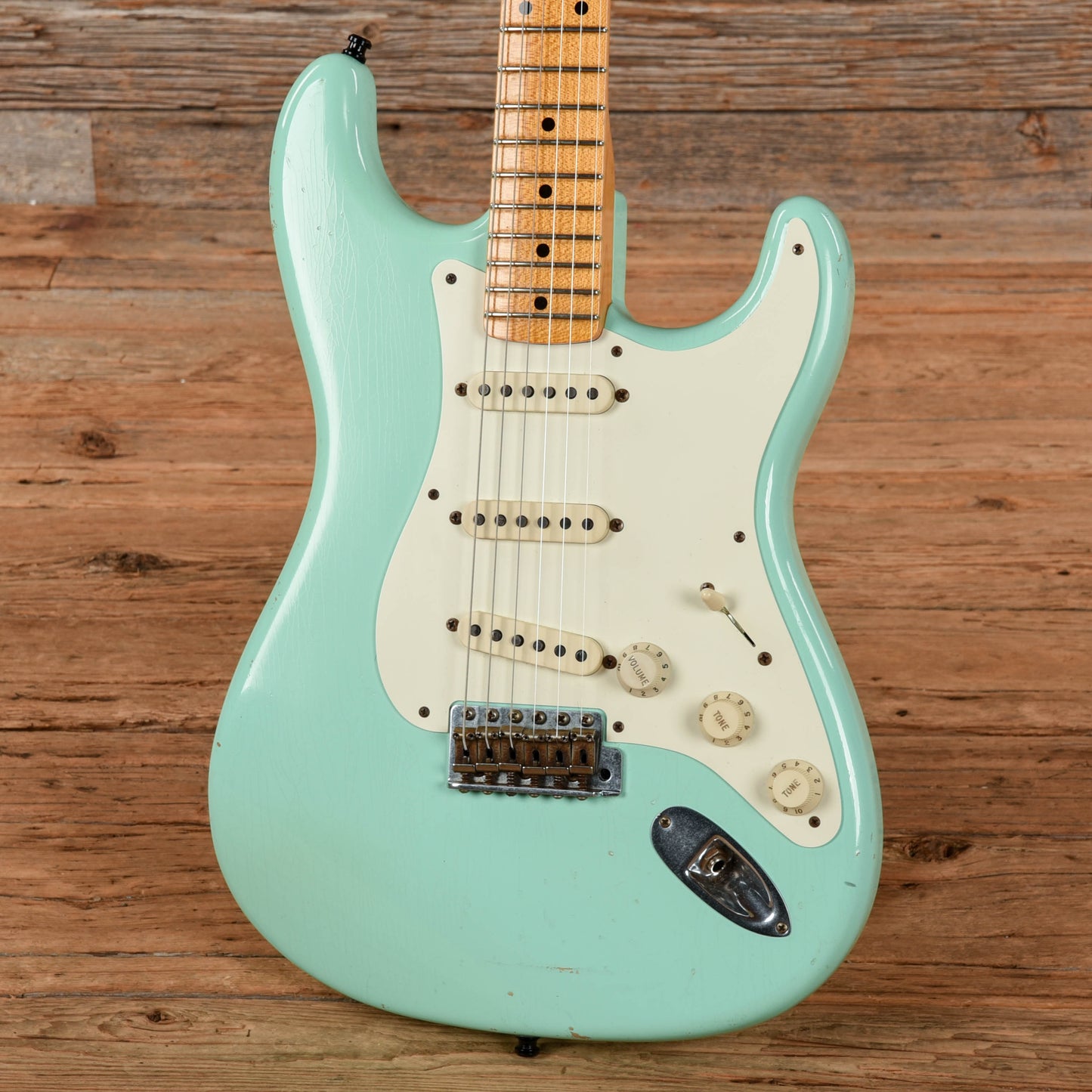 Fender Custom Shop 1956 Stratocaster Relic Seafoam Green 2011 Electric Guitars