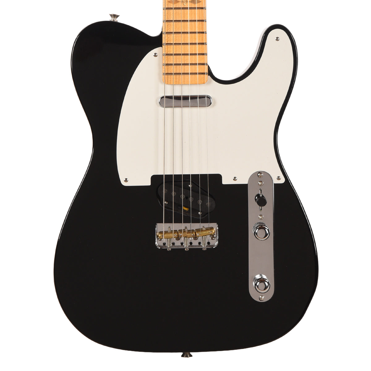 Fender Custom Shop 1956 Telecaster Deluxe Closet Classic Aged Black Master Built by Austin MacNutt Electric Guitars