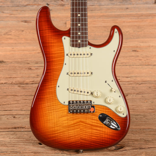 Fender Custom Shop 1960 FMT Stratocaster Reissue Aged Cherry Sunburst 1996 Electric Guitars
