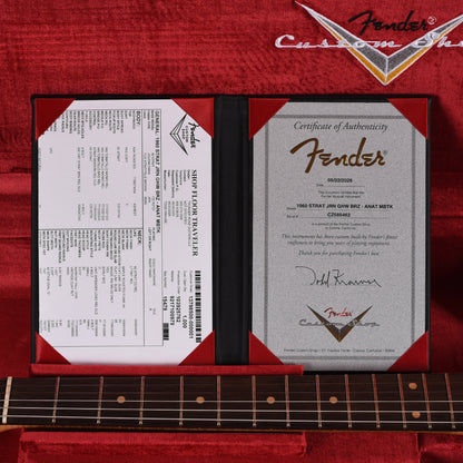 Fender Custom Shop 1960 Stratocaster Aged Natural Journeyman Relic Master Built by Todd Krause w/Brazilian Rosewood Fingerboard Electric Guitars