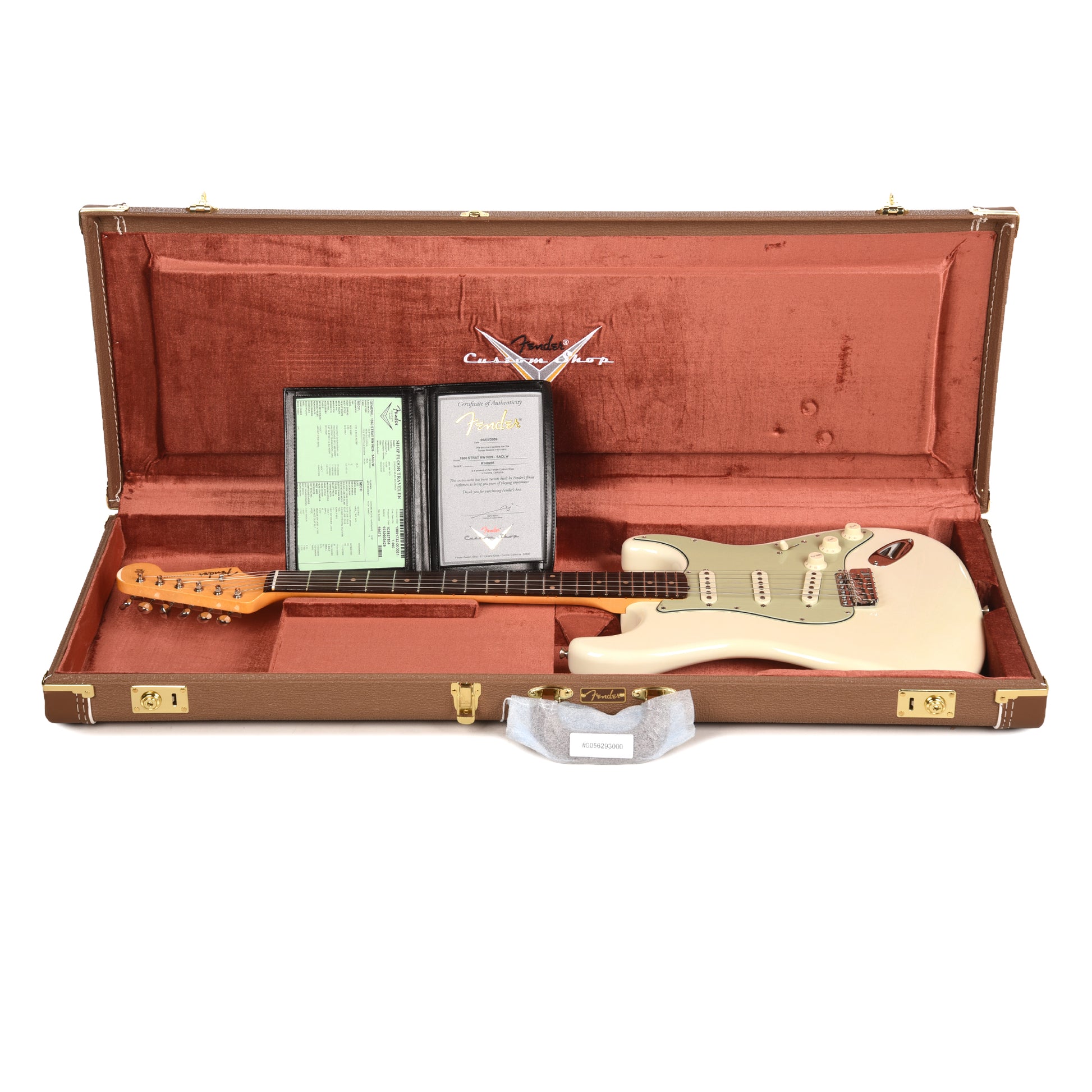 Fender Custom Shop 1960 Stratocaster "Chicago Special" NOS Super Aged Olympic White Electric Guitars