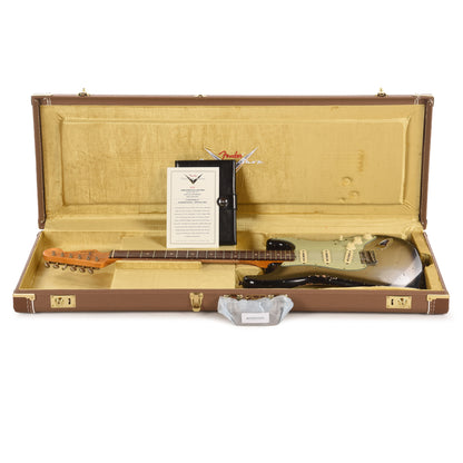 Fender Custom Shop 1960 Stratocaster Journeyman Relic Aged Silverburst Electric Guitars
