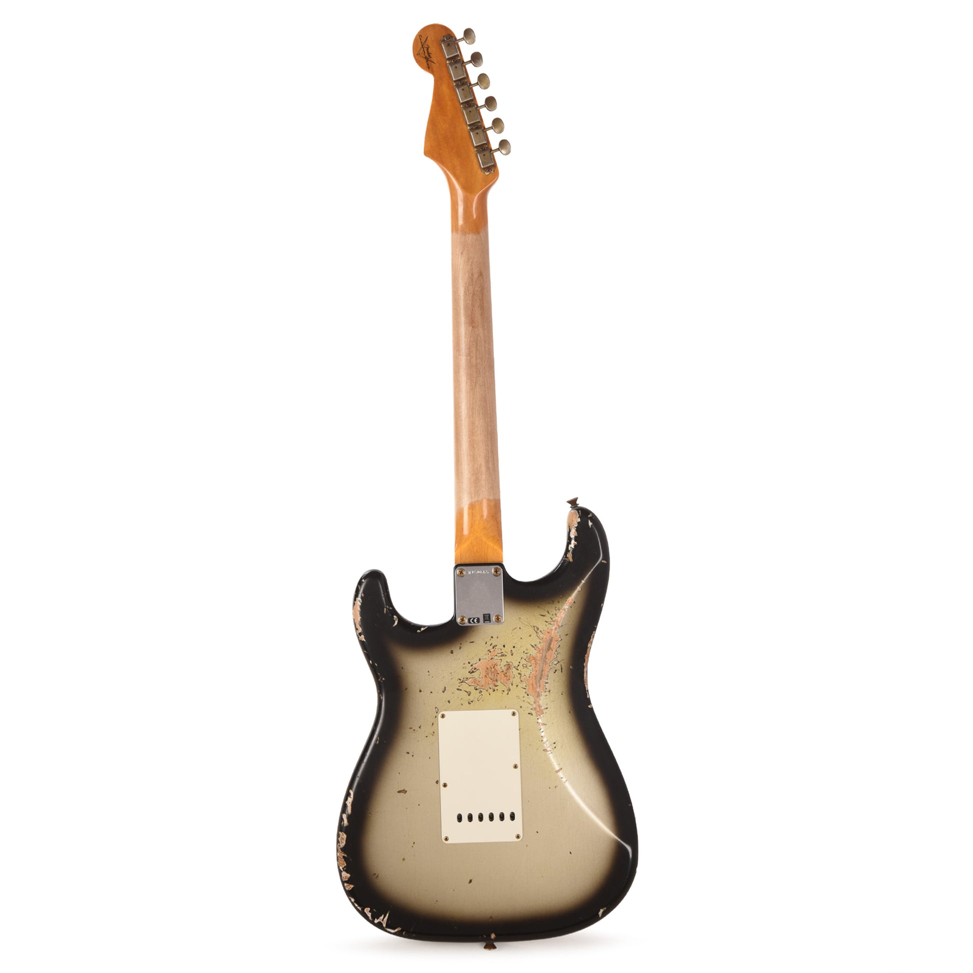 Fender Custom Shop 1960 Stratocaster Journeyman Relic Aged Silverburst Electric Guitars
