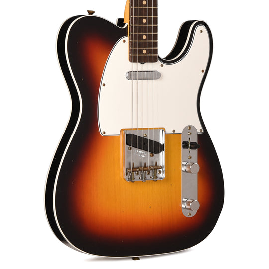 Fender Custom Shop 1960 Telecaster Custom Journeyman Relic 3-Tone Sunburst Electric Guitars