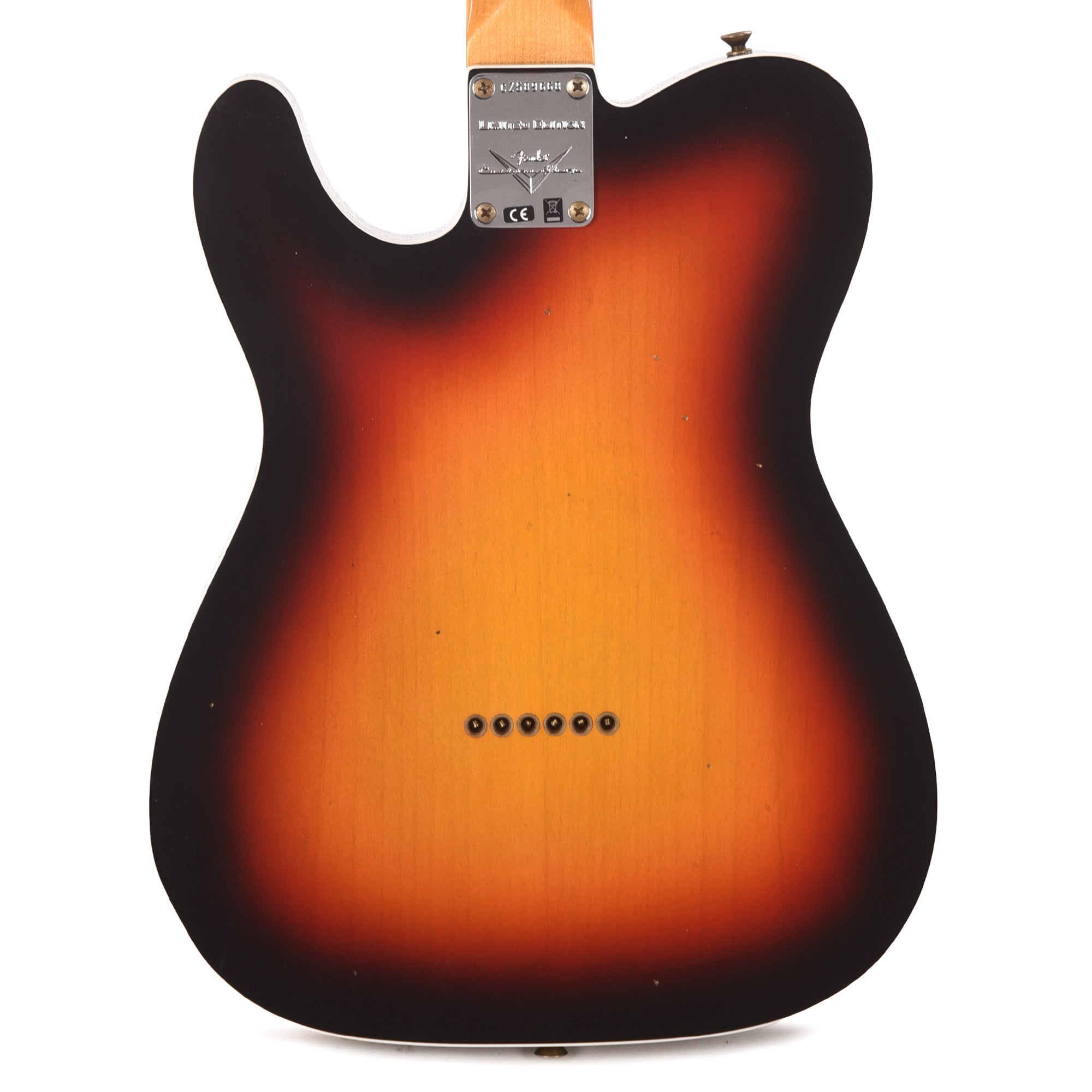 Fender Custom Shop 1960 Telecaster Custom Journeyman Relic 3-Tone Sunburst Electric Guitars