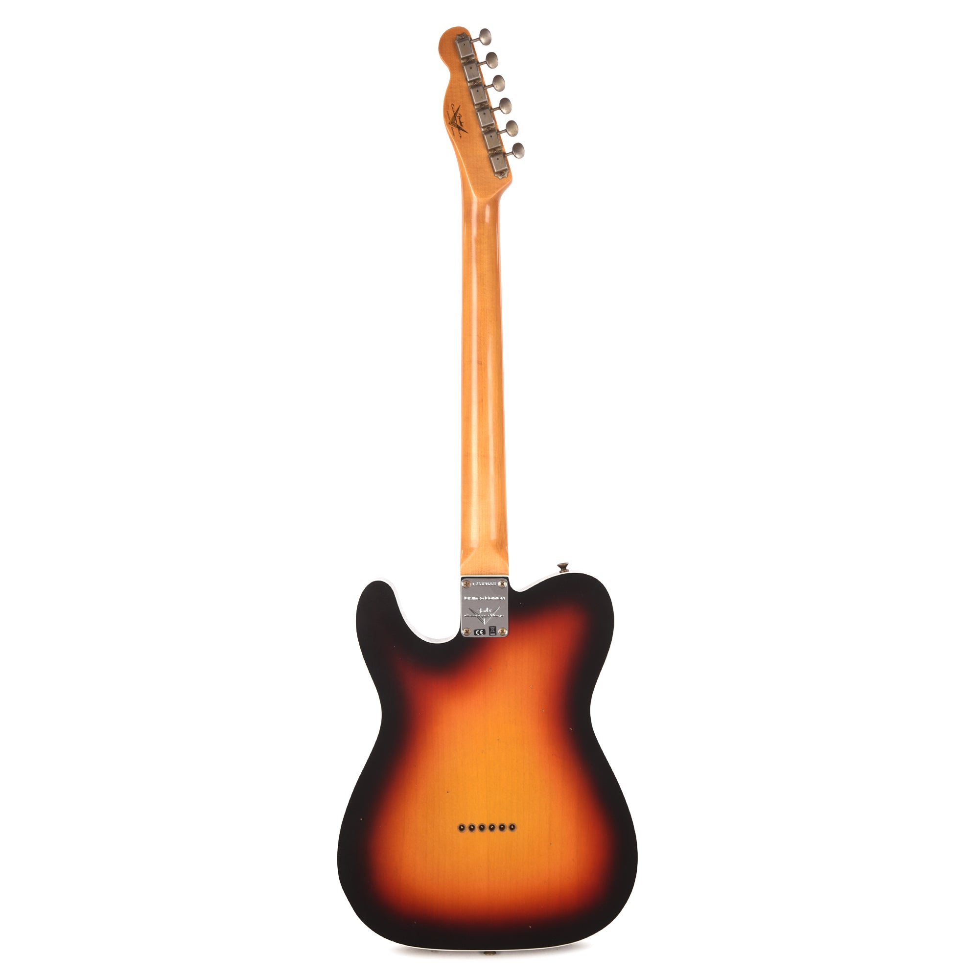 Fender Custom Shop 1960 Telecaster Custom Journeyman Relic 3-Tone Sunburst Electric Guitars