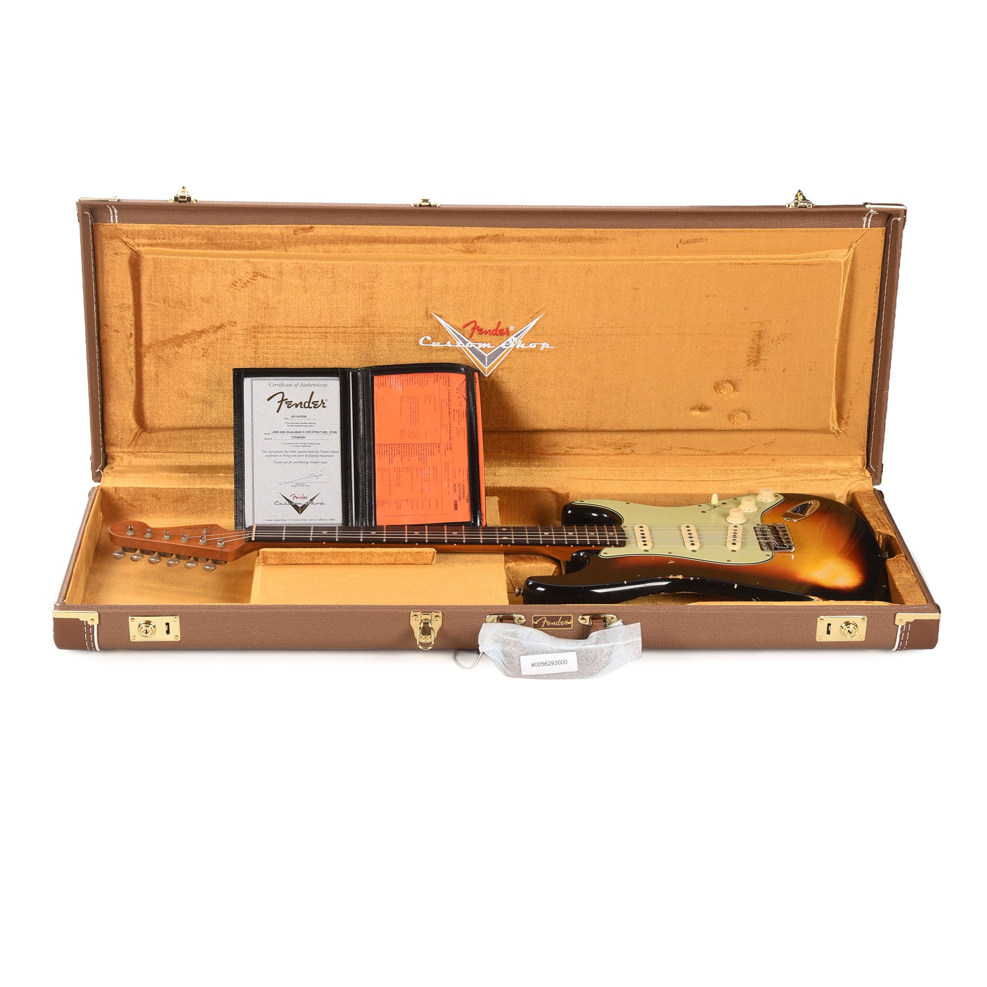 Fender Custom Shop 1960s Dual Mag II Stratocaster Relic 3-Tone Sunburst w/Roasted Maple Neck Electric Guitars