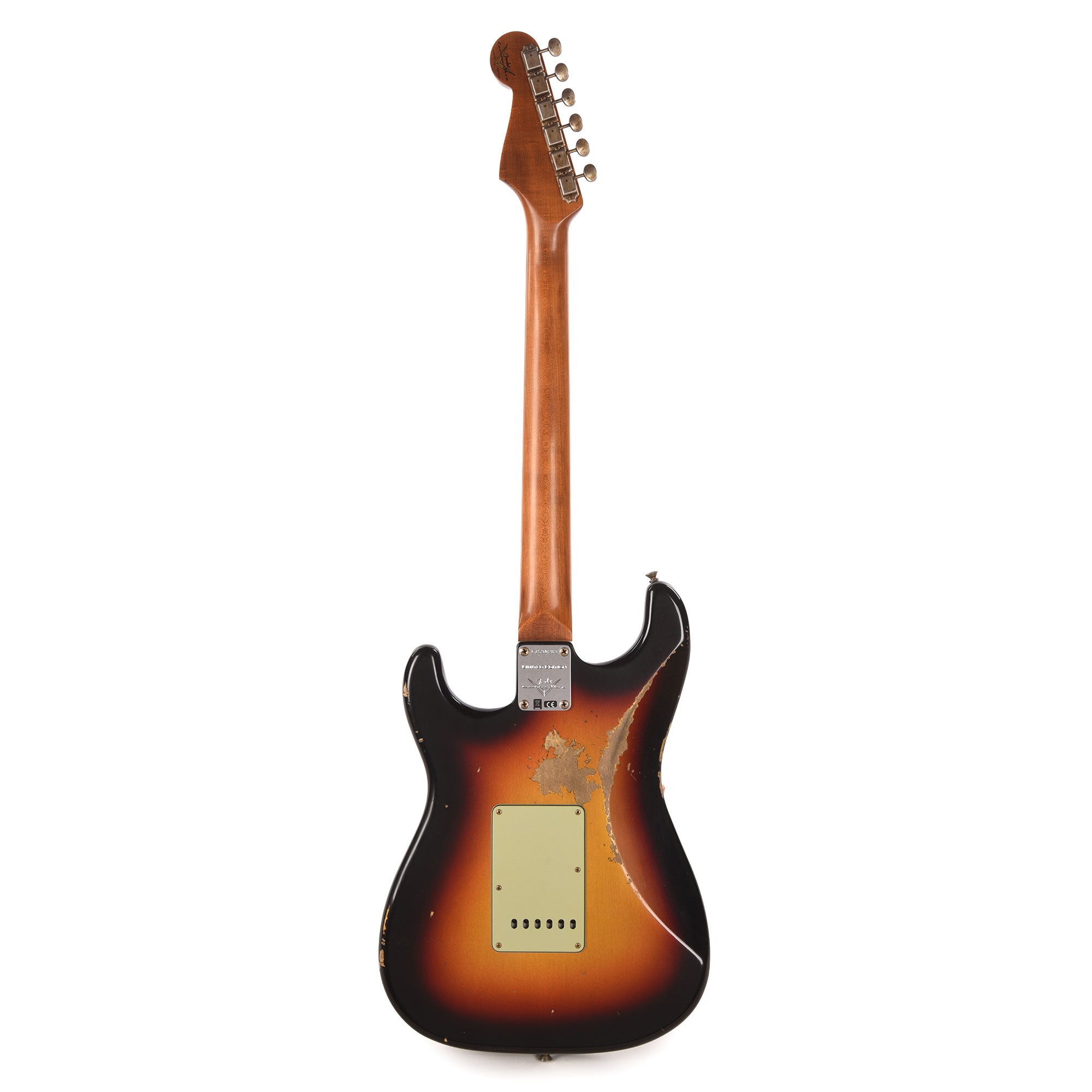 Fender Custom Shop 1960s Dual Mag II Stratocaster Relic 3-Tone Sunburst w/Roasted Maple Neck Electric Guitars