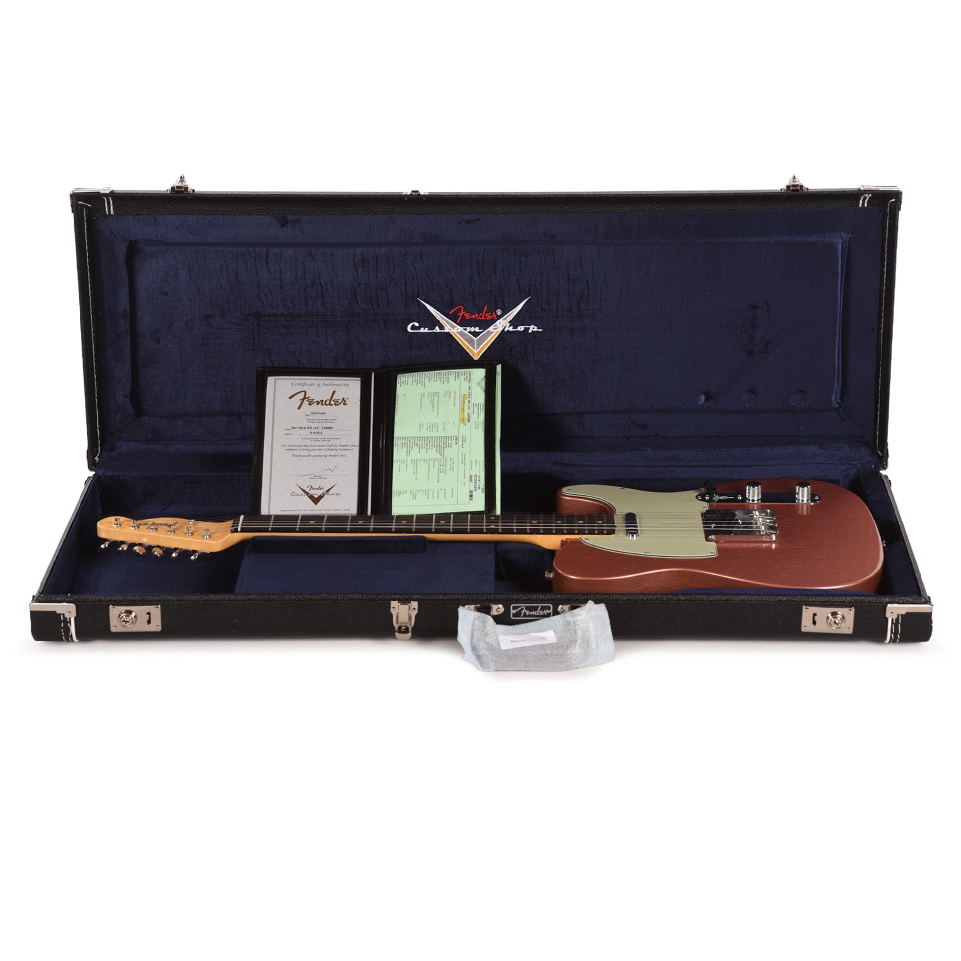 Fender Custom Shop 1961 Telecaster "Chicago Special" Deluxe Closet Classic Super Aged Burgundy Mist Metallic Electric Guitars