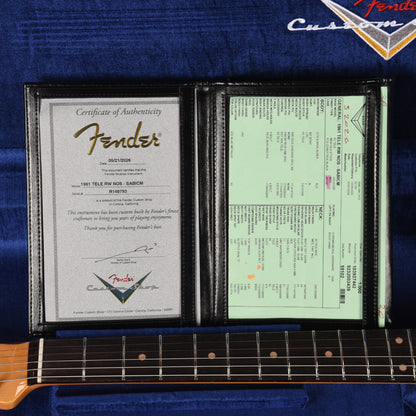 Fender Custom Shop 1961 Telecaster "Chicago Special" NOS Super Aged Blue Ice Metallic Electric Guitars