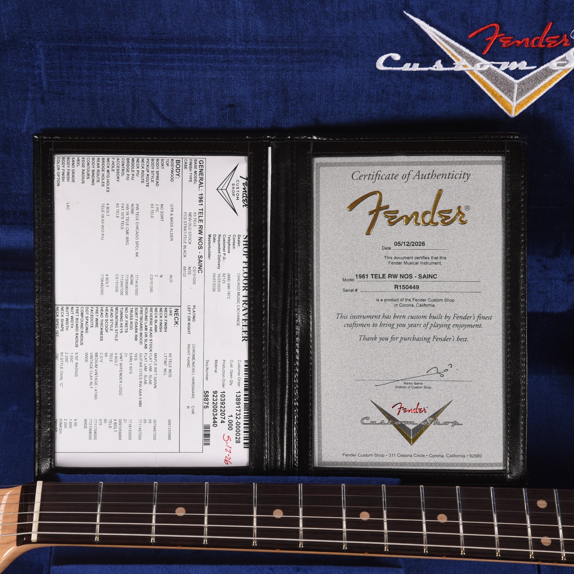 Fender Custom Shop 1961 Telecaster 
