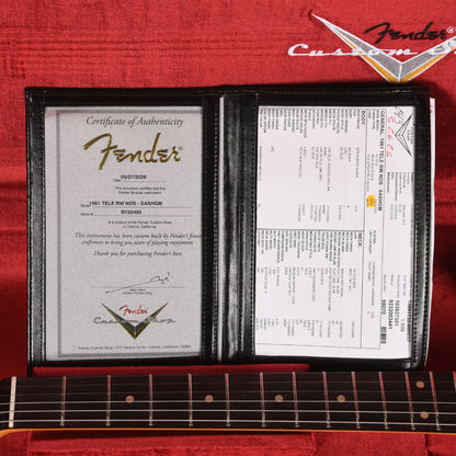 Fender Custom Shop 1961 Telecaster "Chicago Special" NOS Super Aged Sherwood Green Metallic Electric Guitars