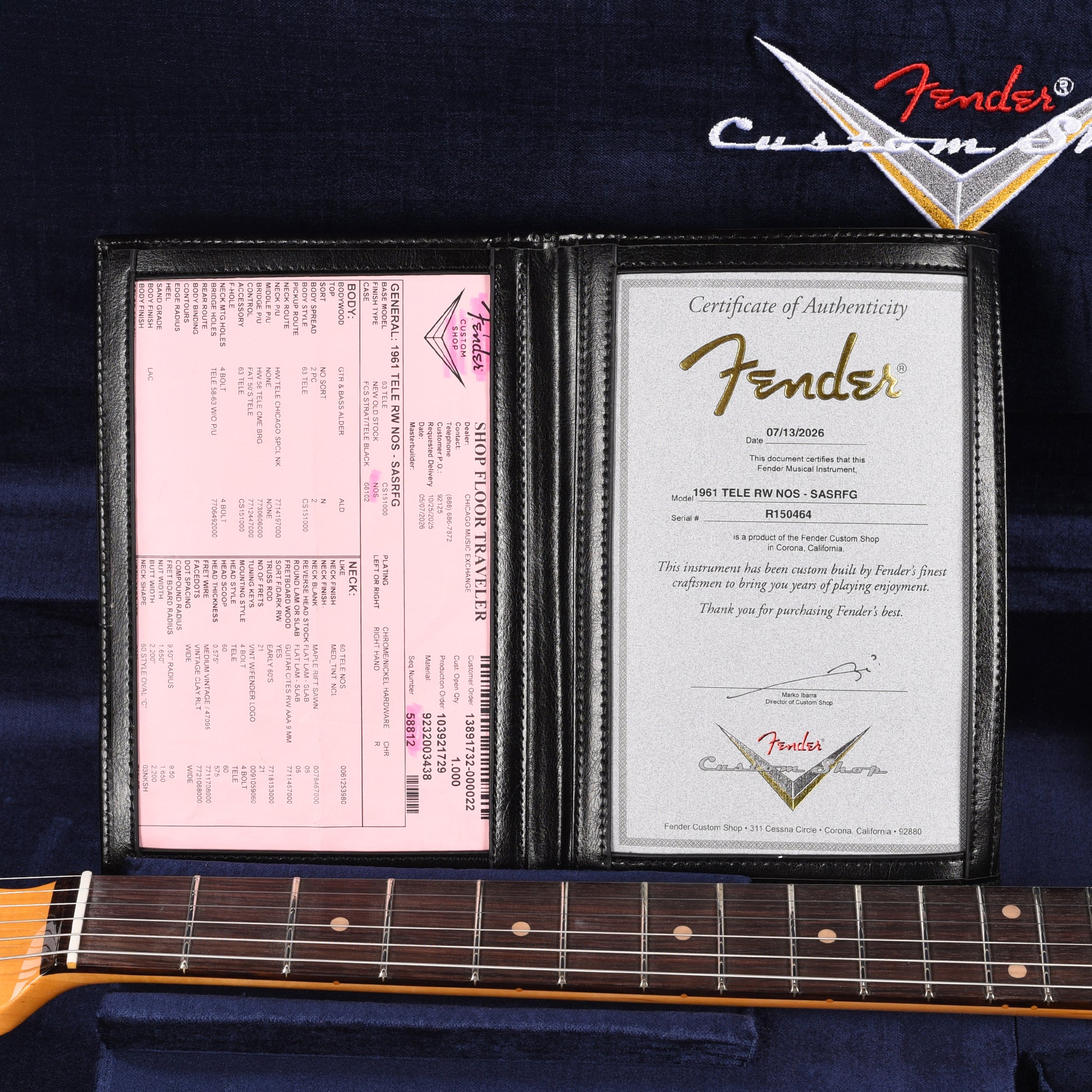 Fender Custom Shop 1961 Telecaster "Chicago Special" NOS Super Aged Surf Green Electric Guitars