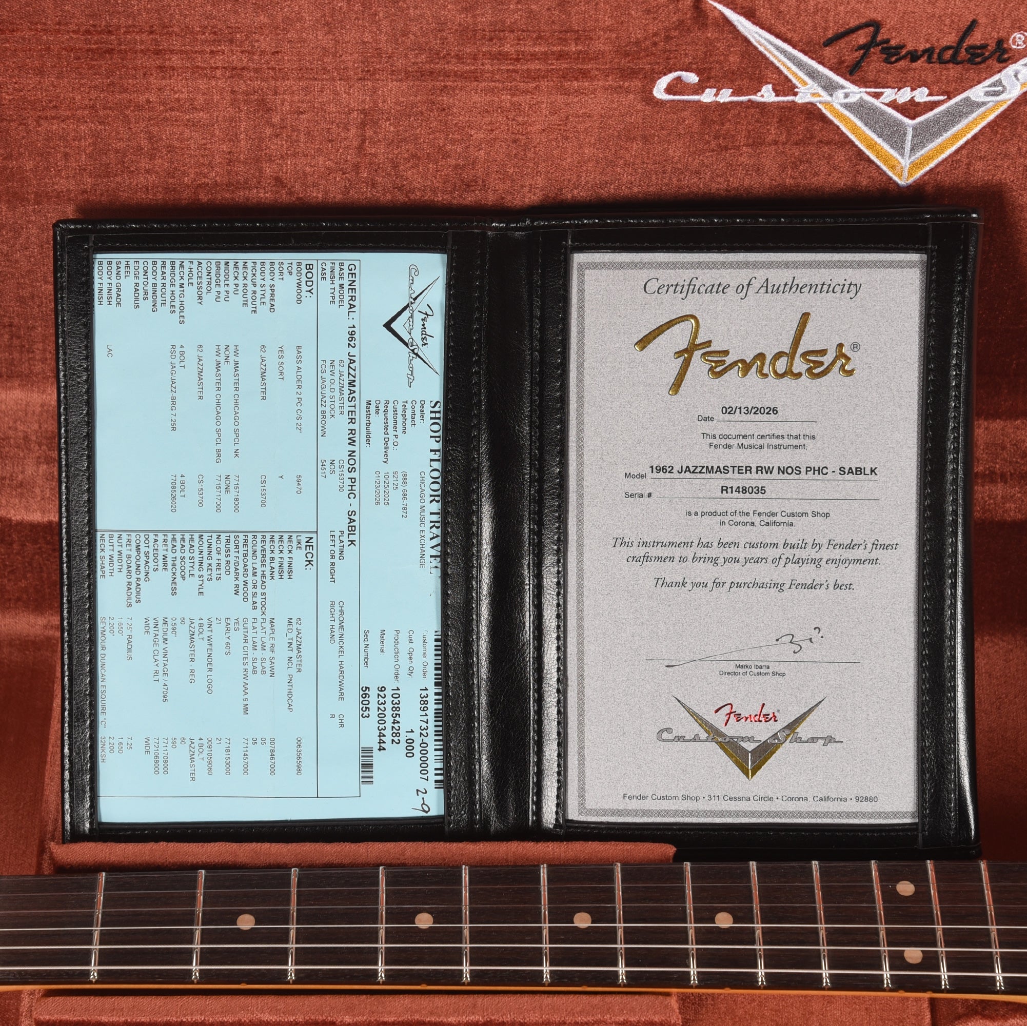 Fender Custom Shop 1962 Jazzmaster 