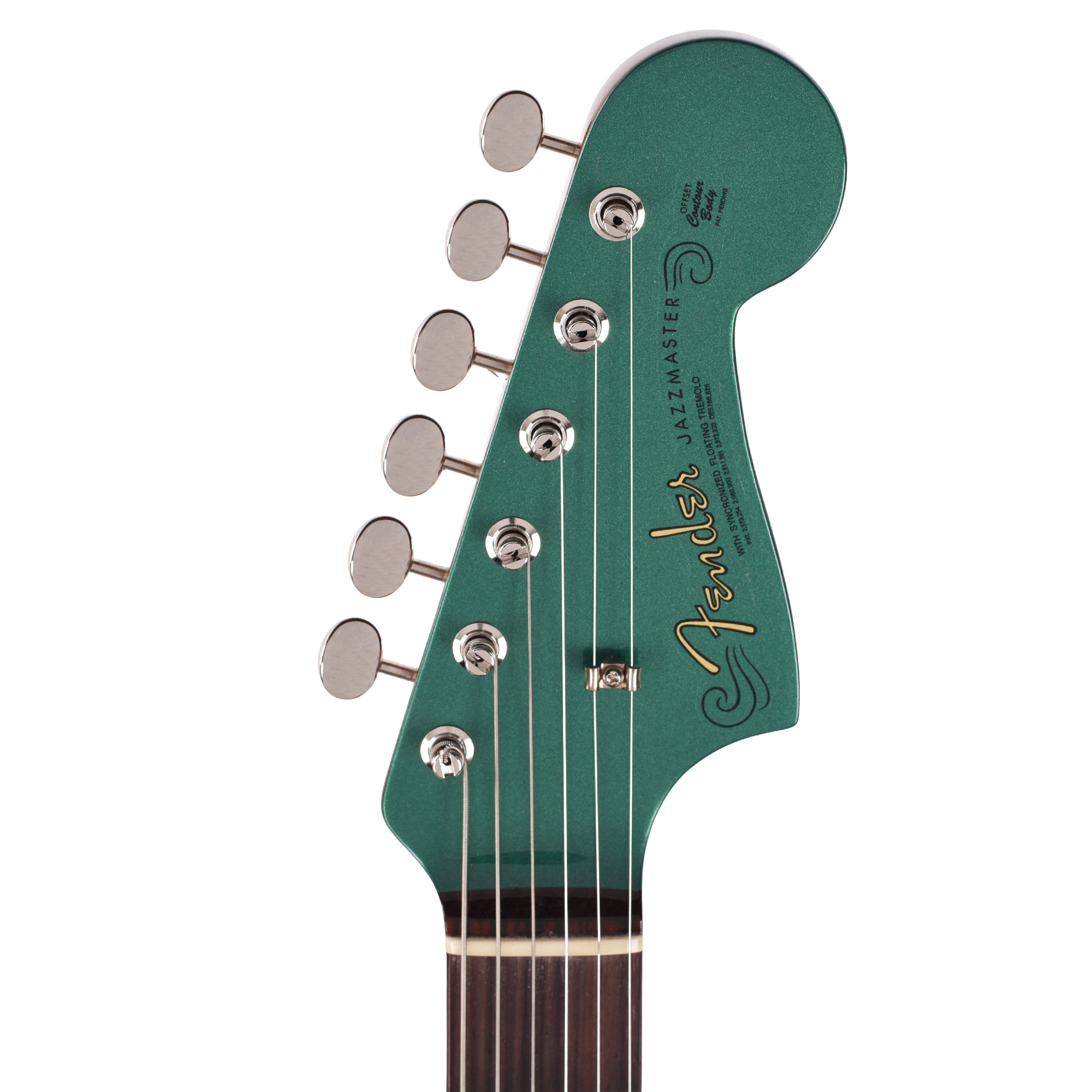 Fender Custom Shop 1962 Jazzmaster NOS British Racing Green w/Olympic White Competition Stripes Electric Guitars
