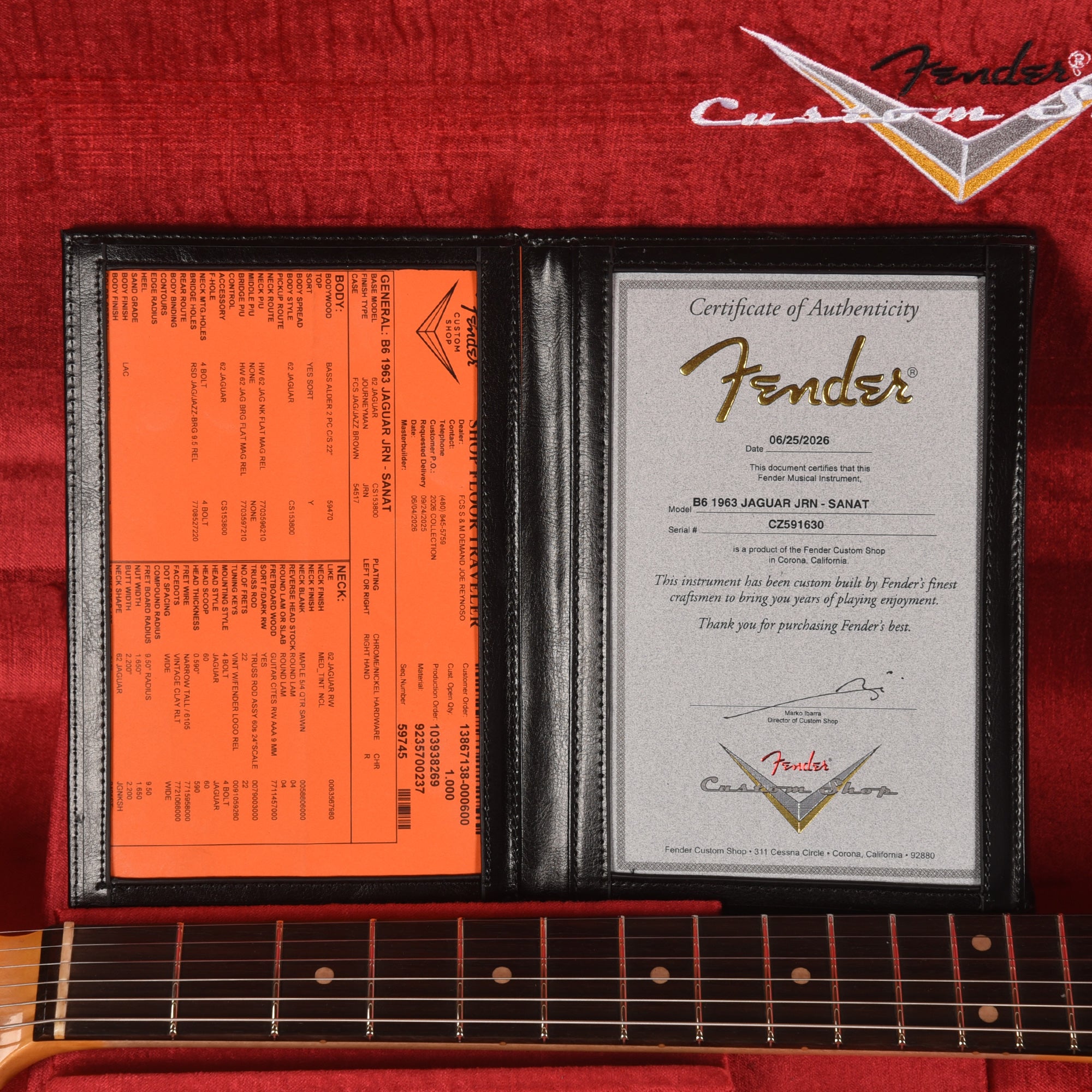 Fender Custom Shop 1963 Jaguar Journeyman Relic Super Aged Natural Electric Guitars