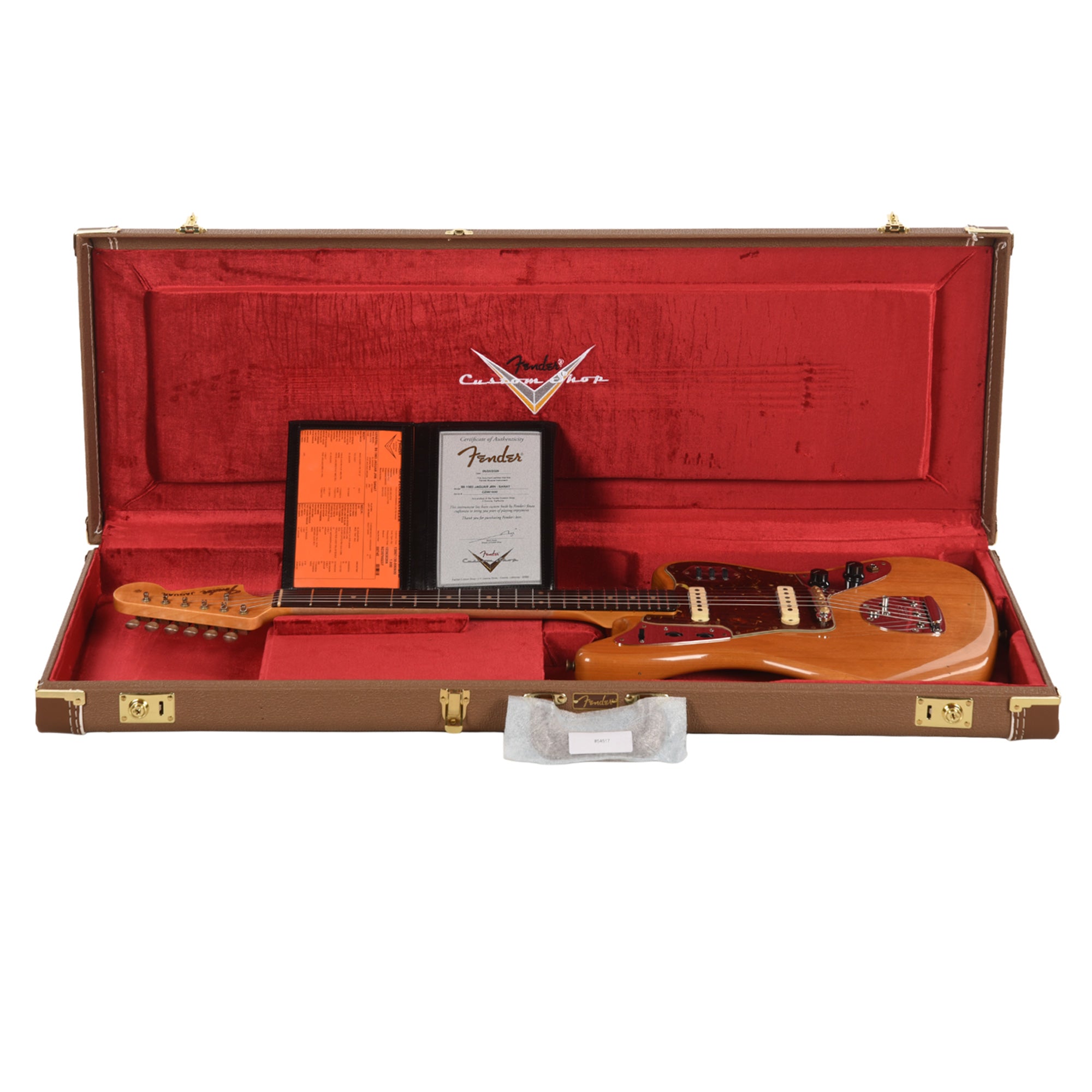 Fender Custom Shop 1963 Jaguar Journeyman Relic Super Aged Natural Electric Guitars