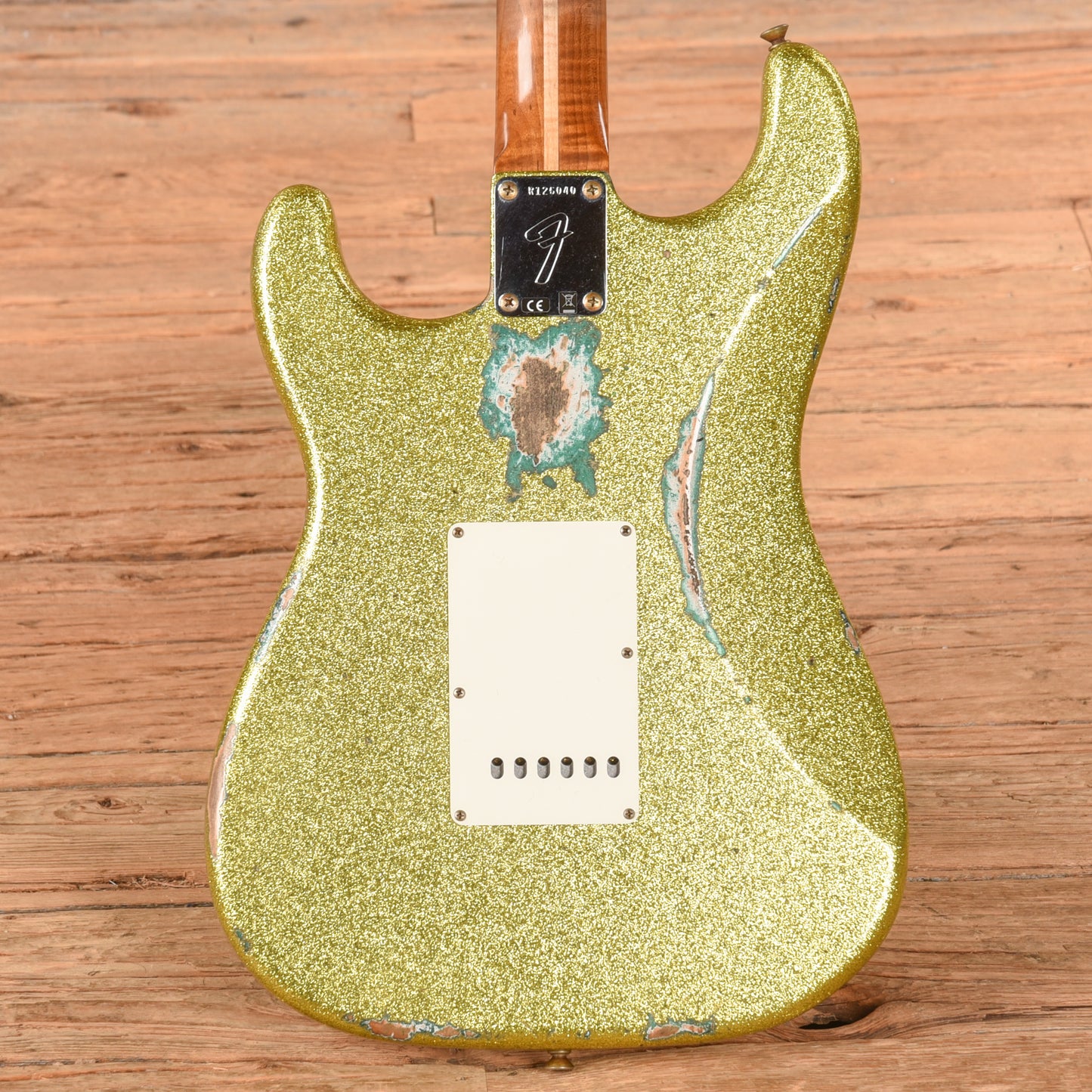 Fender Custom Shop 1963 Stratocaster Heavy Relic HH Chartreuse Sparkle 2024 Electric Guitars