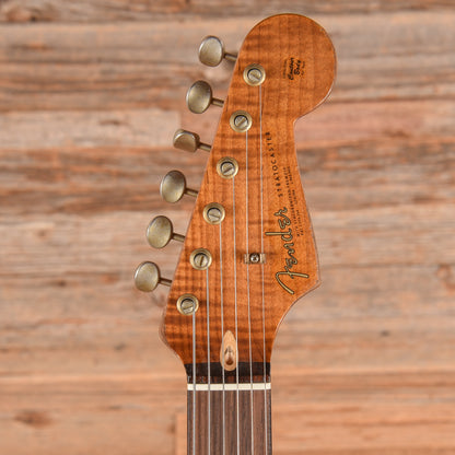 Fender Custom Shop 1963 Stratocaster Heavy Relic HH Chartreuse Sparkle 2024 Electric Guitars