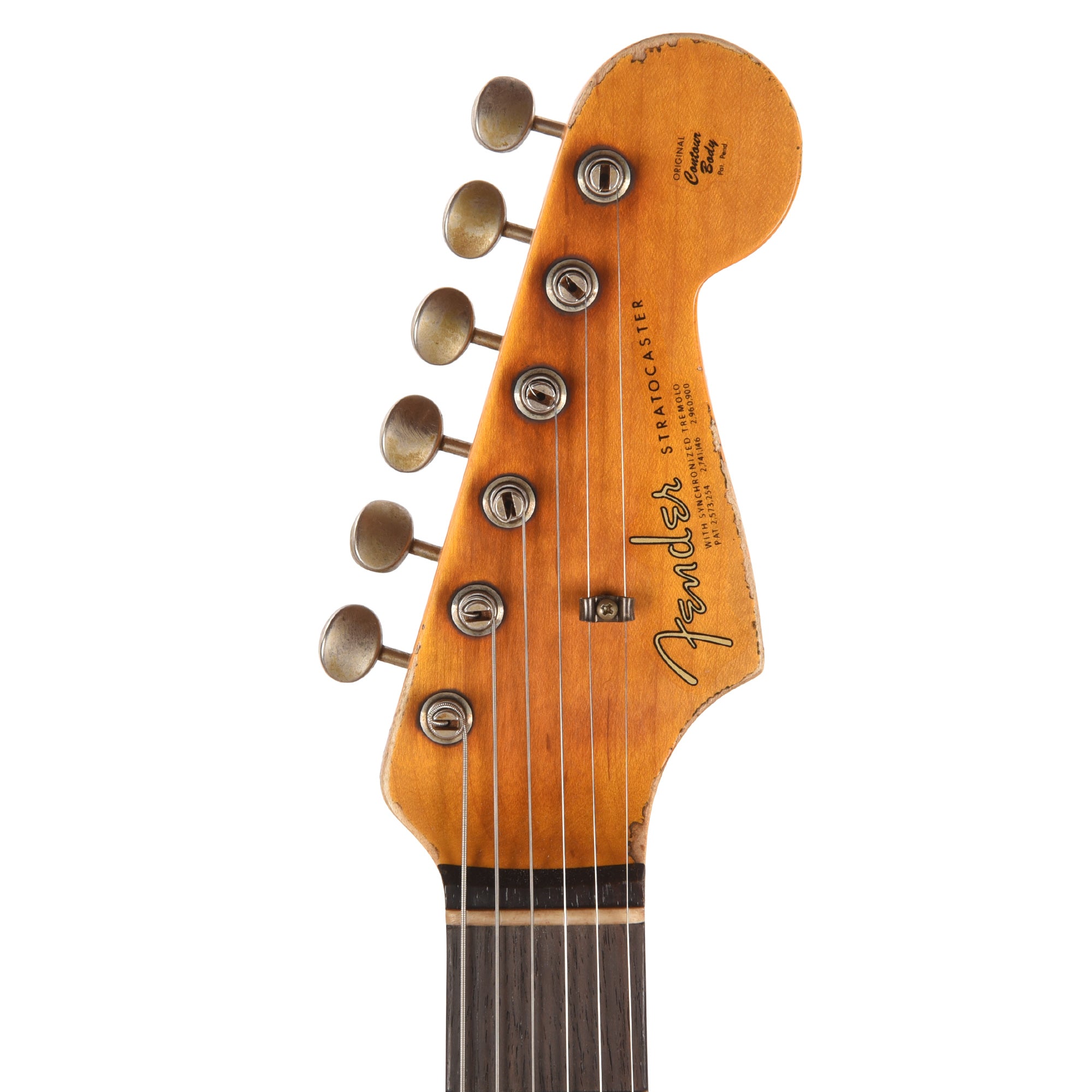 Fender Custom Shop 1963 Stratocaster Super Heavy Relic Super Faded Aged 3-Color Sunburst Electric Guitars
