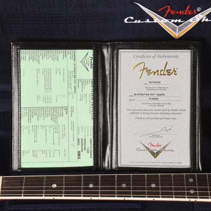 Fender Custom Shop 1965 Stratocaster "Chicago Special" Time Capsule Super Aged Sea Foam Green Electric Guitars