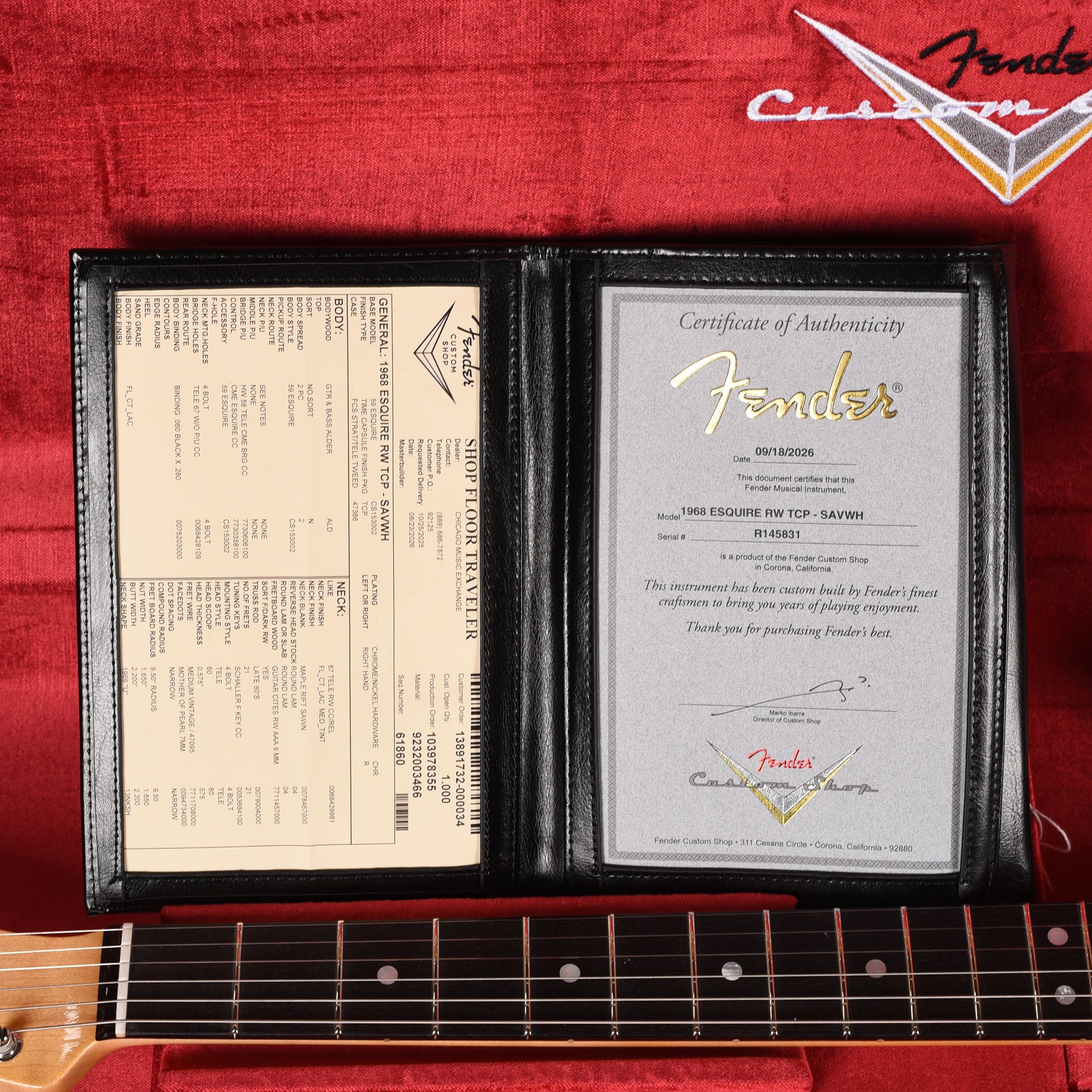 Fender Custom Shop 1968 Custom Esquire 