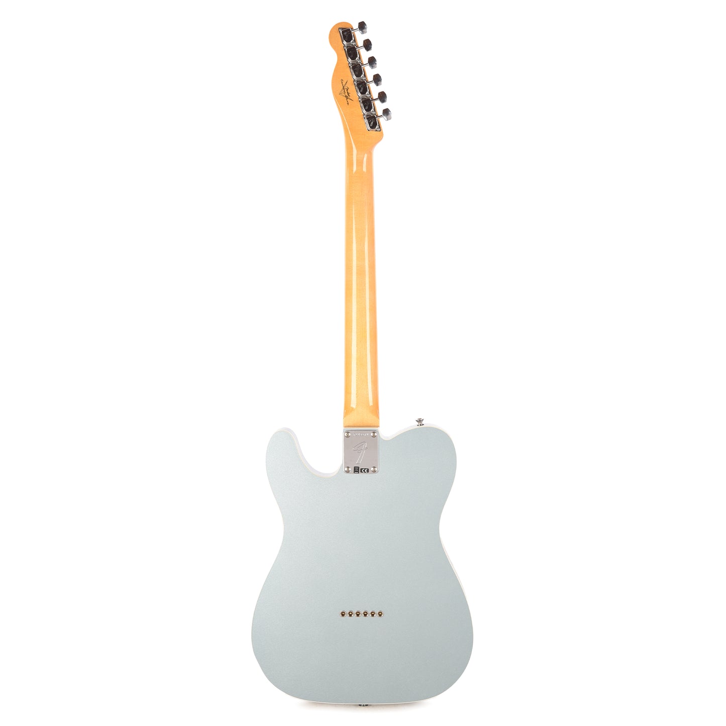 Fender Custom Shop 1968 Custom Telecaster "Chicago Special" Deluxe Closet Classic Firemist Silver Top & Back with Lake Placid Blue Side Electric Guitars