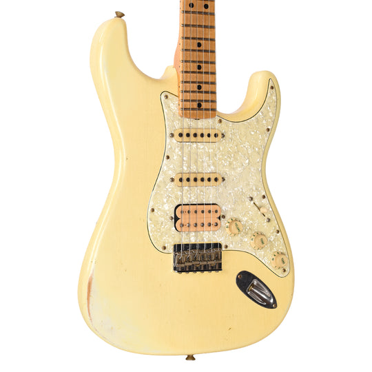Fender Custom Shop 1968 Stratocaster Relic Aged Vintage White Over Olympic White Masterbuilder Apprentice Built By Everett Kowalski Electric Guitars
