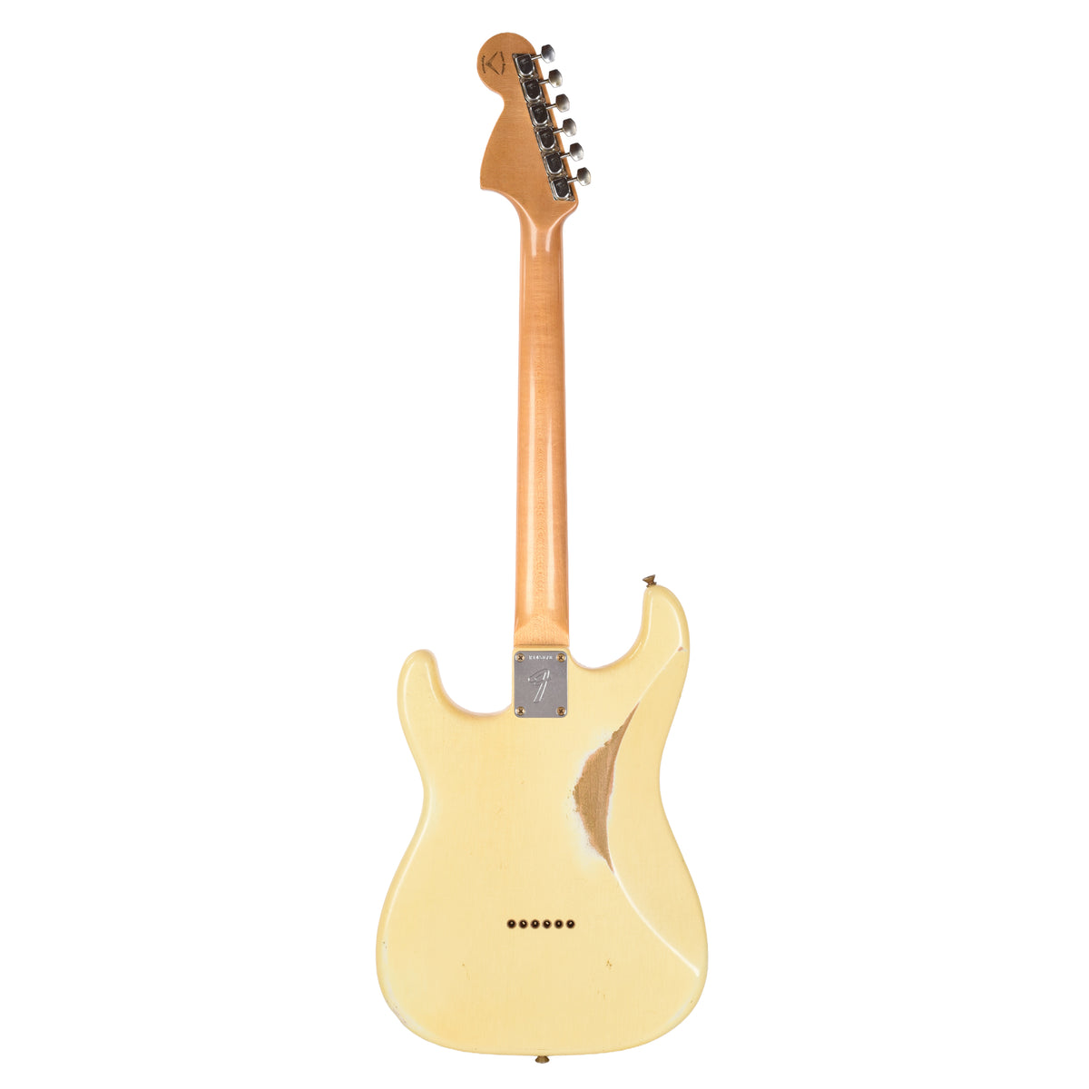 Fender Custom Shop 1968 Stratocaster Relic Aged Vintage White Over Olympic White Masterbuilder Apprentice Built By Everett Kowalski Electric Guitars