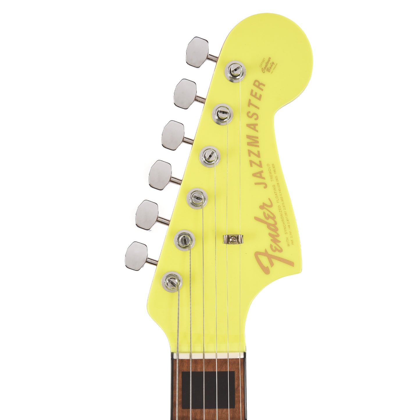 Fender Custom Shop 1970 Jazzmaster "Chicago Special" NOS Fluorescent Yellow Electric Guitars