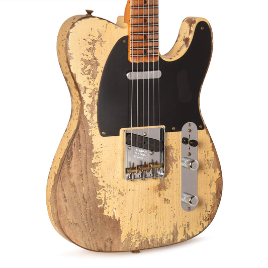 Fender Custom Shop 2026 Time Machine 1951 Telecaster Super Heavy Relic Aged Nocaster Blonde Super Heavy Relic Electric Guitars