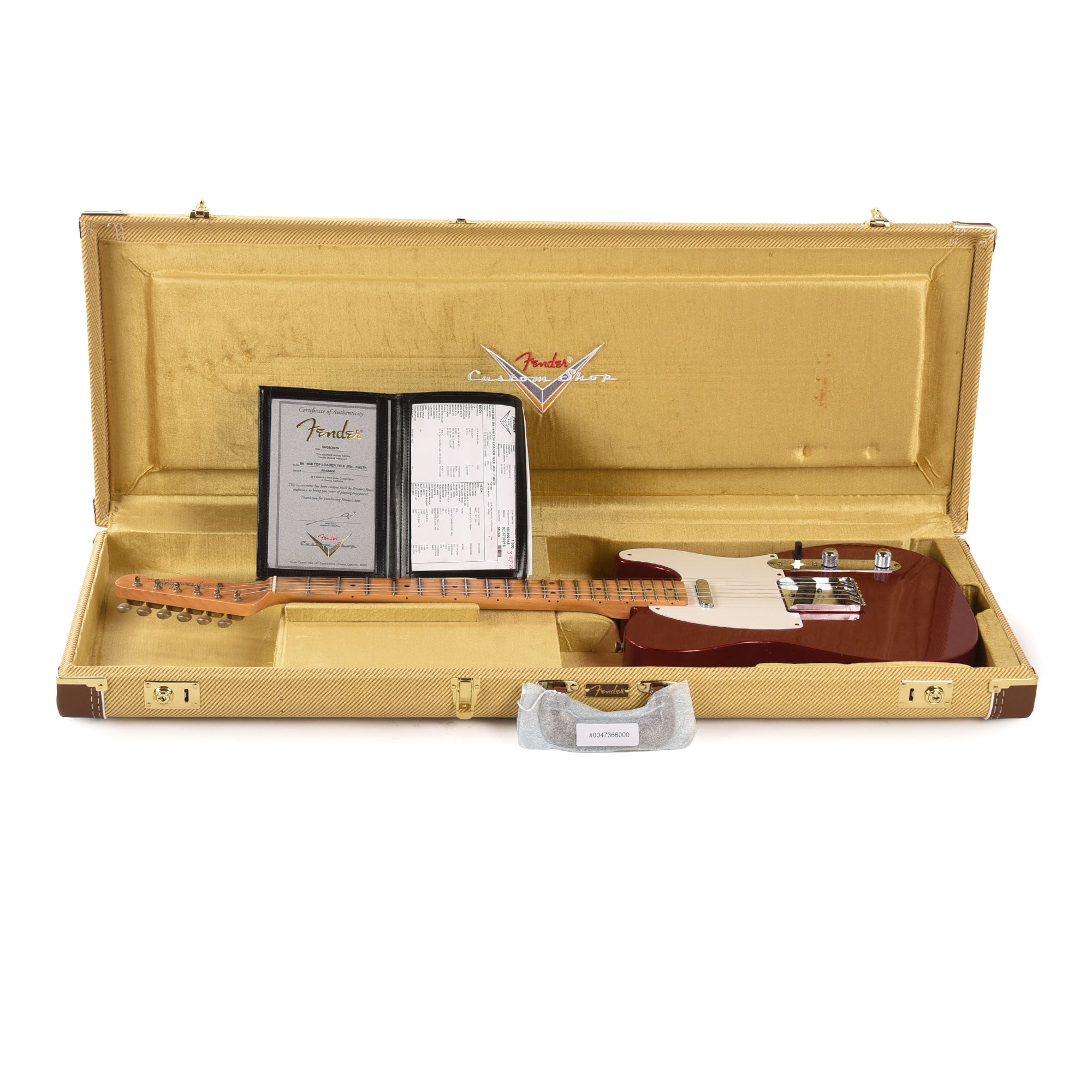 Fender Custom Shop 2026 Time Machine 1958 Top-Load Telecaster Journeyman Relic Firemist Red Electric Guitars
