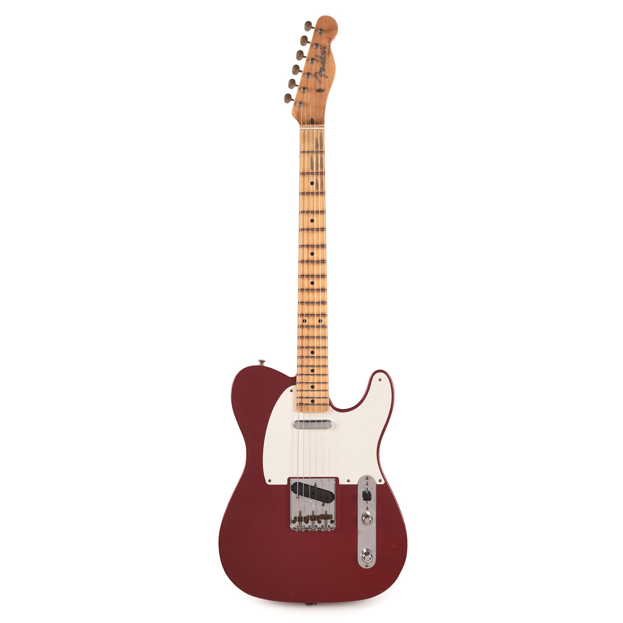 Fender Custom Shop 2026 Time Machine 1958 Top-Load Telecaster Journeyman Relic Firemist Red Electric Guitars