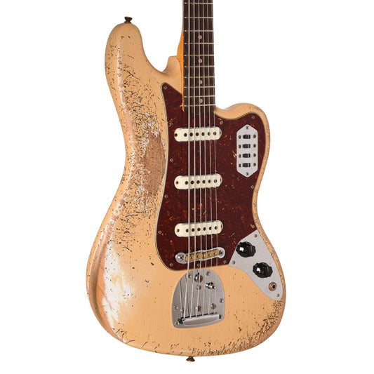 Fender Custom Shop 2026 Time Machine 1962 Bass VI Super Heavy Relic Super Aged Desert Sand Electric Guitars