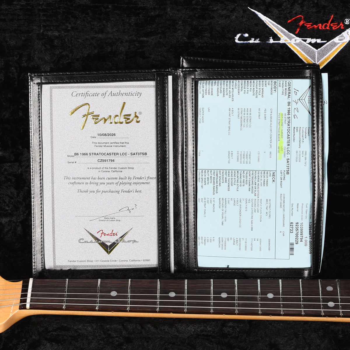 Fender Custom Shop 2026 Time Machine 1966 Stratocaster Deluxe Closet Classic Aged Target 3-Tone Sunburst Electric Guitars