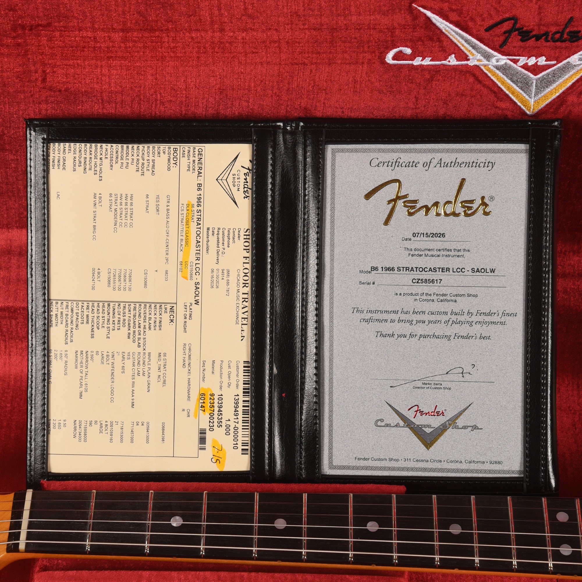Fender Custom Shop 2026 Time Machine 1966 Stratocaster Deluxe Closet Classic Super Aged Olympic White Electric Guitars