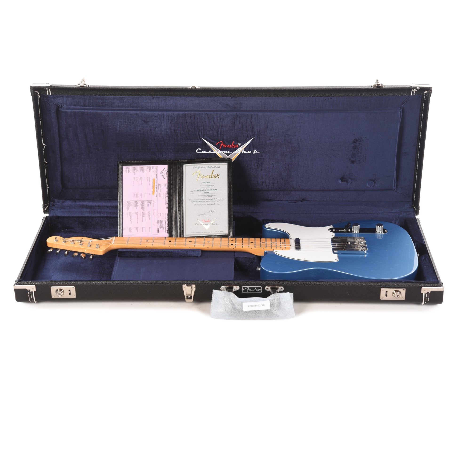 Fender Custom Shop 2026 Time Machine 1966 Telecaster Deluxe Closet Classic Aged Lake Placid Blue Electric Guitars