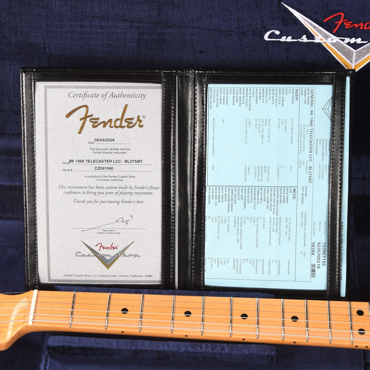 Fender Custom Shop 2026 Time Machine 1966 Telecaster Deluxe Closet Classic Bleached 3-Tone Sunburst Electric Guitars