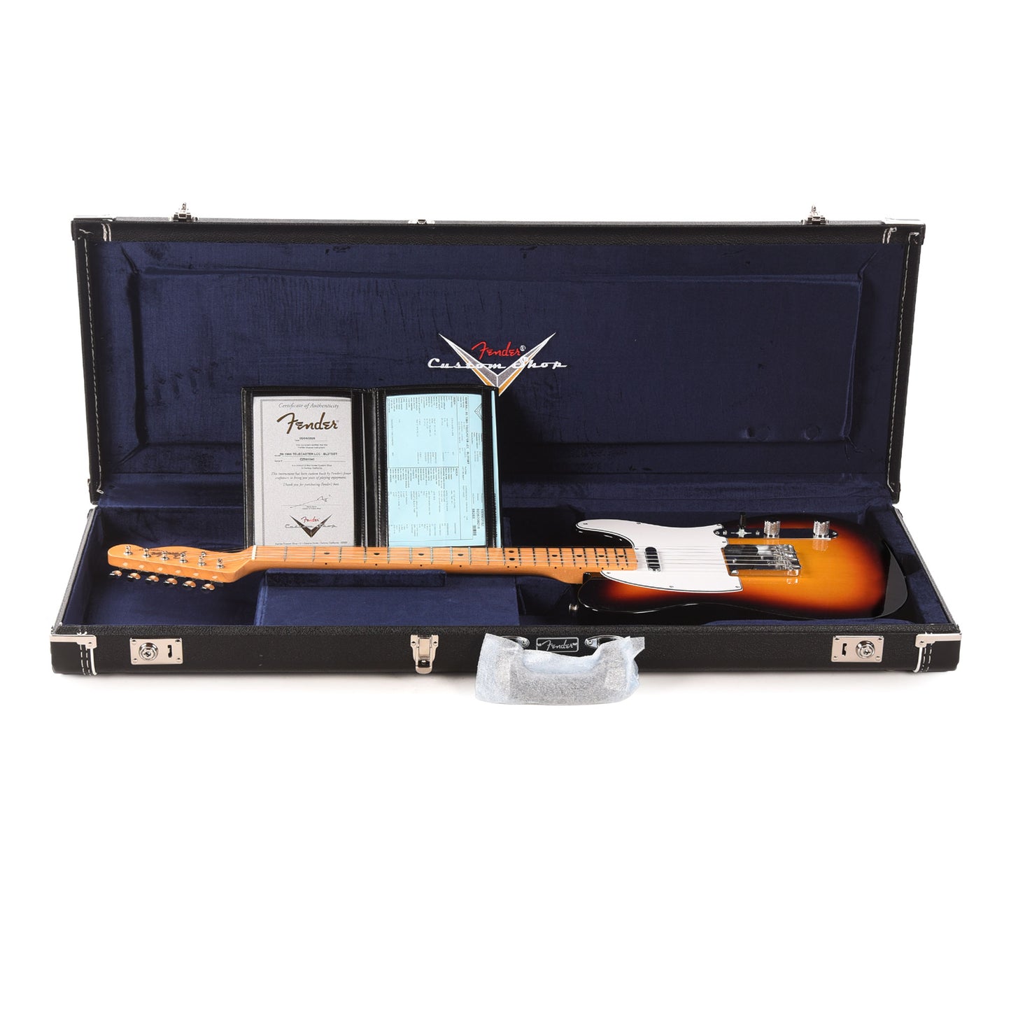 Fender Custom Shop 2026 Time Machine 1966 Telecaster Deluxe Closet Classic Bleached 3-Tone Sunburst Electric Guitars