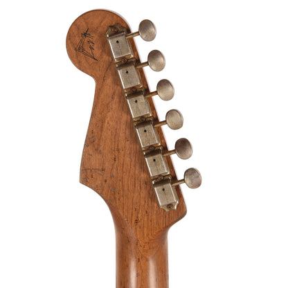 Fender Custom Shop '50s 3A Birdseye Neck Strat Ultimate Relic Black Burst Master Built By Kyle McMillin Electric Guitars