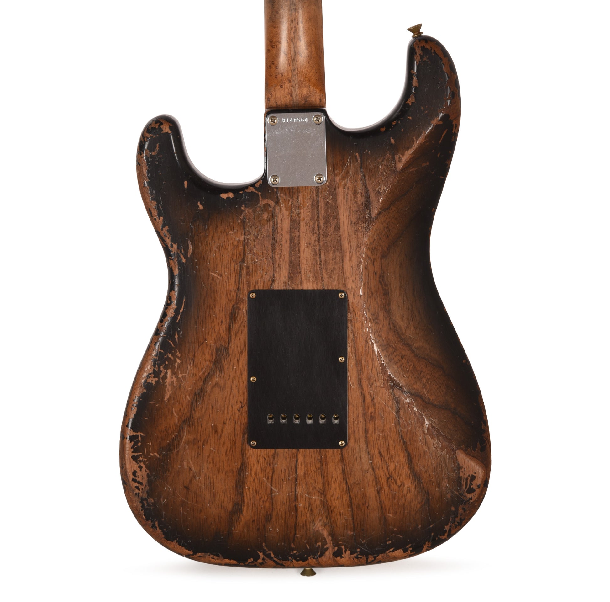 Fender Custom Shop '50s 3A Birdseye Neck Strat Ultimate Relic Black Burst Master Built By Kyle McMillin Electric Guitars
