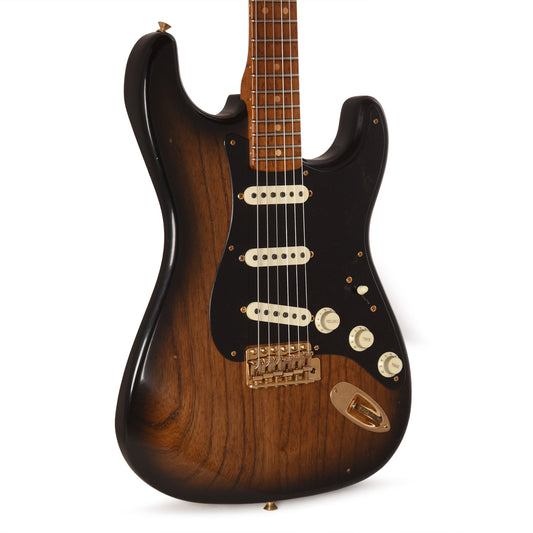 Fender Custom Shop '50s Roasted Stratocaster Journeyman Relic Black Burst Master Built by Kyle McMillin w/Roasted Birdseye Maple Neck Electric Guitars